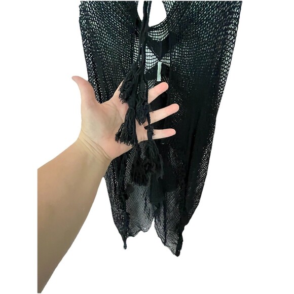 Lulus Clothing Co Crochet Fairy Goth Witchy Shawl Wrap - Picture 10 of 11